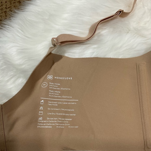 Honeylove Nude Seamless Liftwear Crossover Bra - Picture 11 of 11